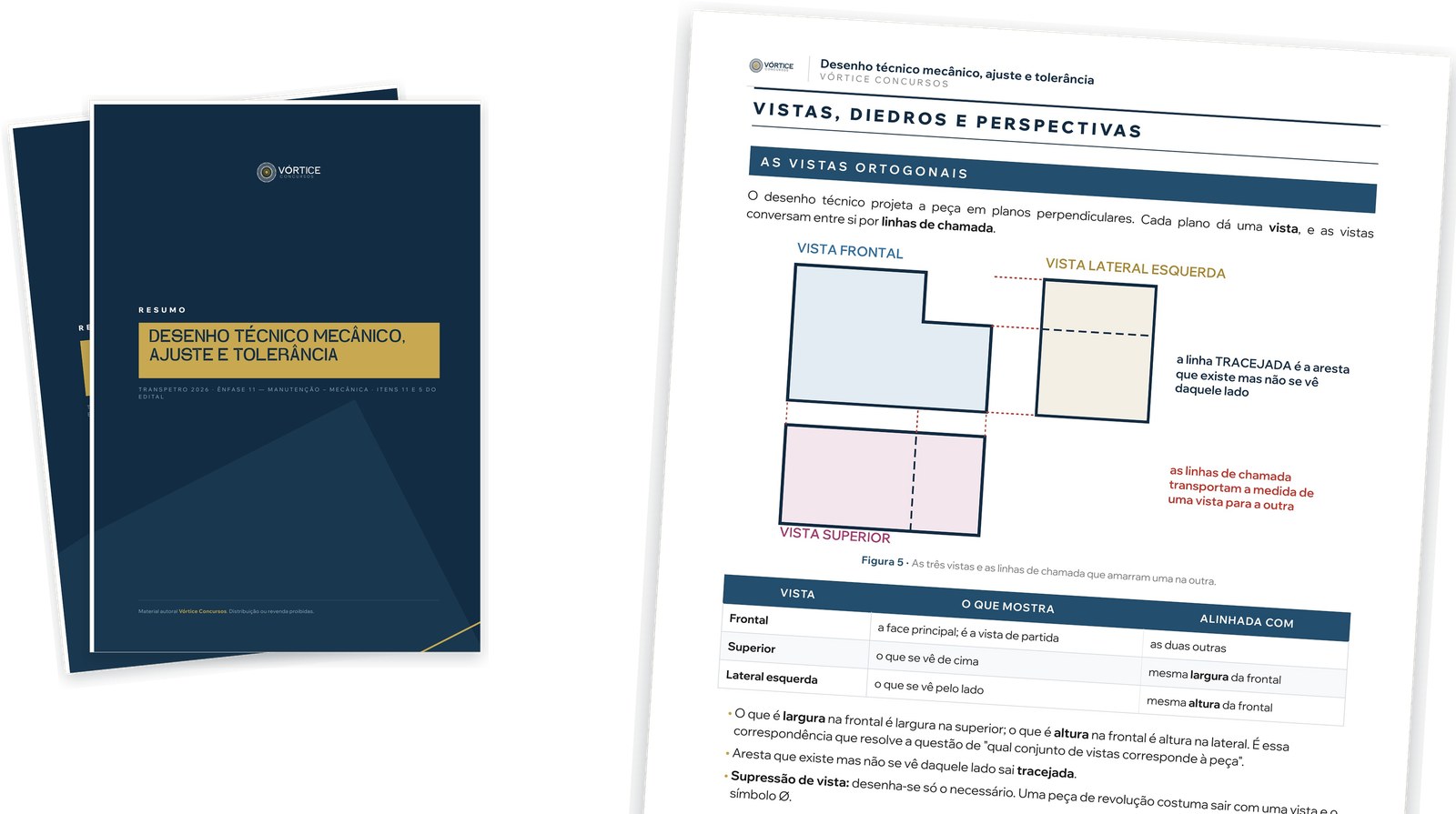 Capas e páginas internas reais dos resumos